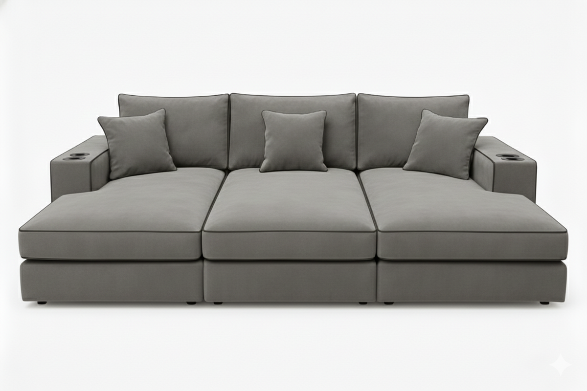 LuxeCinema Duo Daybed Sofa