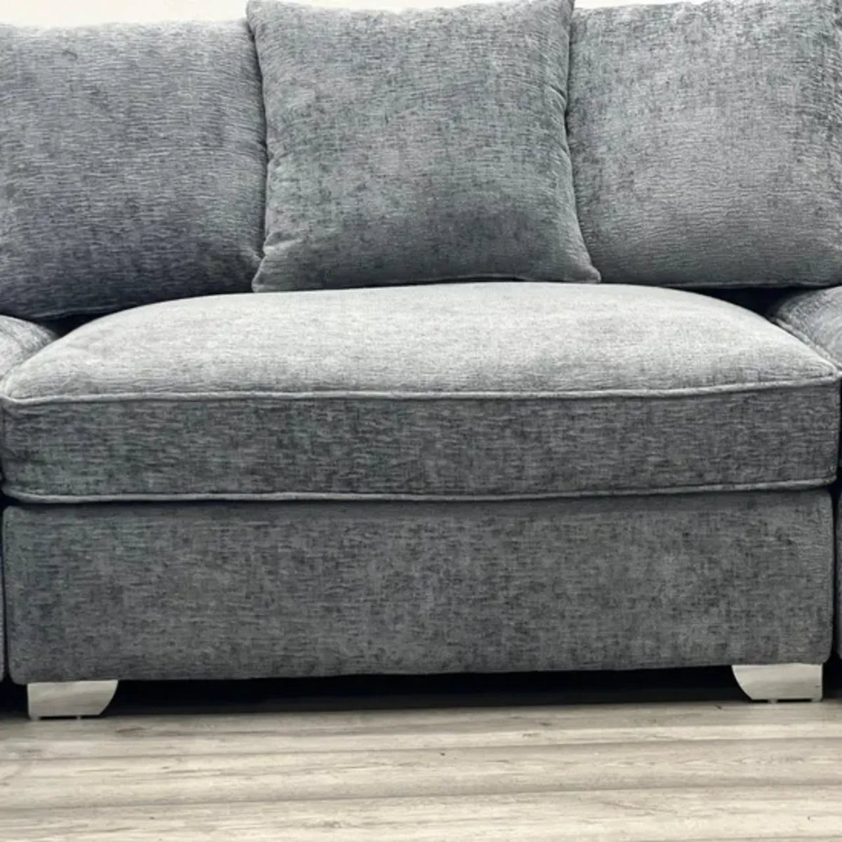 Belgravia U Shape Grey Fabric Sofa