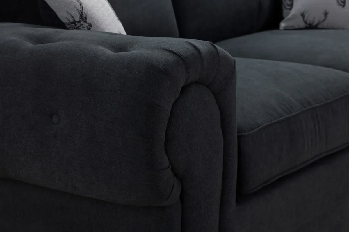 Verona Sofa Full Back Fabric Large Corner
