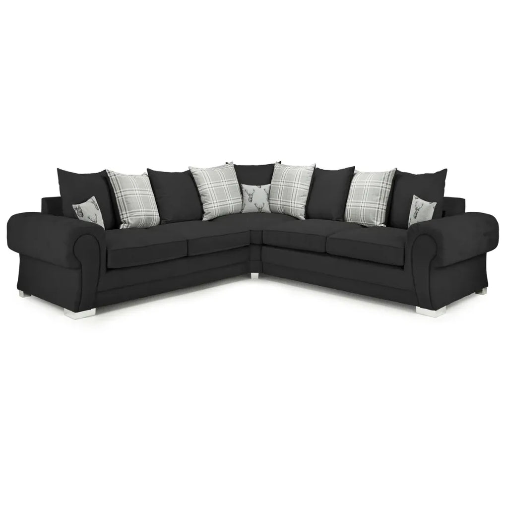 Verona Scatterback Fabric Sofa Large Corner