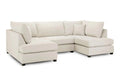 Carnaby Sofa Beige U Shape Corner Footstool