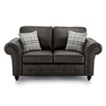 Oakland Chesterfield Sofa Suede 2 Seater
