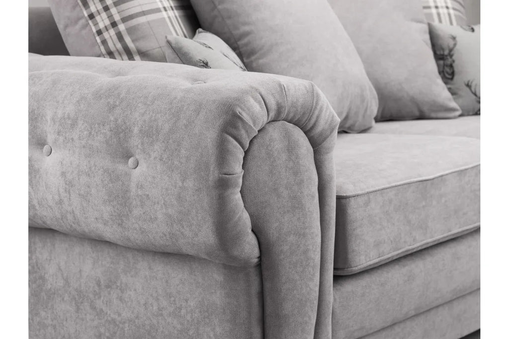 Verona Scatterback Fabric Sofa Large Corner