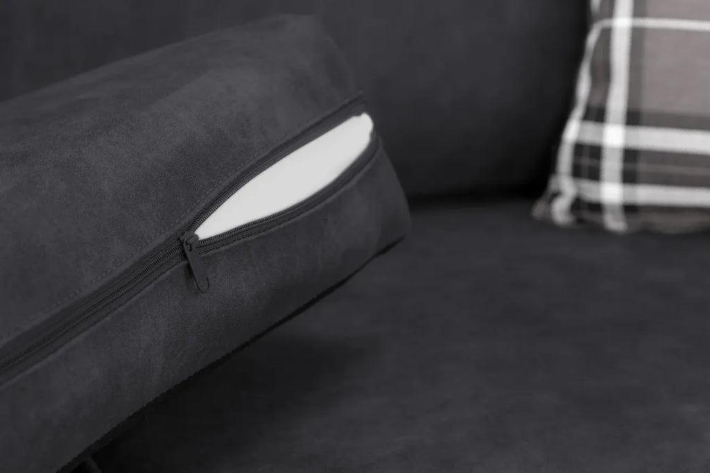 Oakland Chesterfield Sofa Suede 3 Seater and 2 Seater Set