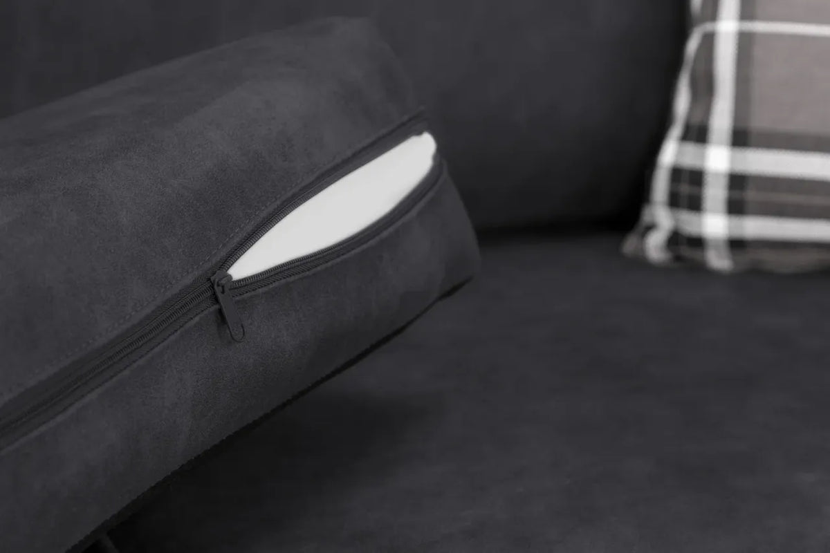 Oakland Chesterfield Sofa Suede 3 Seater and 2 Seater Set