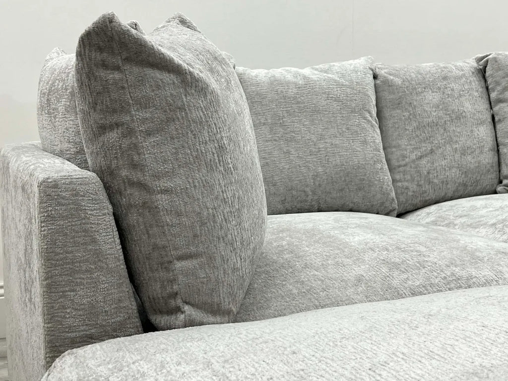 Belgravia U Shape Beige Fabric Sofa
