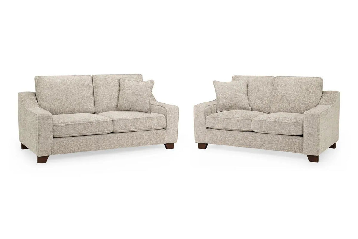 Nebraska 3 + 2 Sofa Set – Classic Fabric Sofa Suite for Family Living
