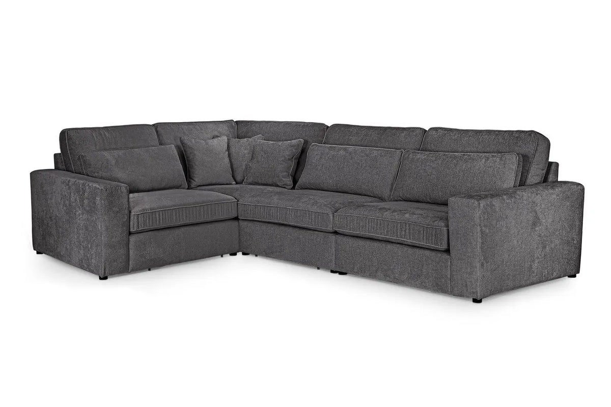 Kiana Modular Sectional Sofa – Left Hand Facing Corner Fabric Sofa