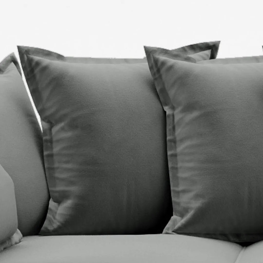 Primrose U Shape Corner Sofa Scatter Back Grey