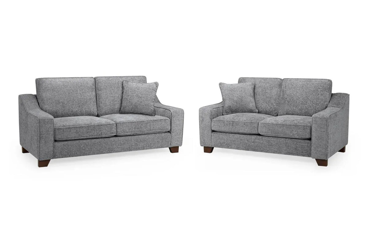 Nebraska 3 + 2 Sofa Set – Classic Fabric Sofa Suite for Family Living