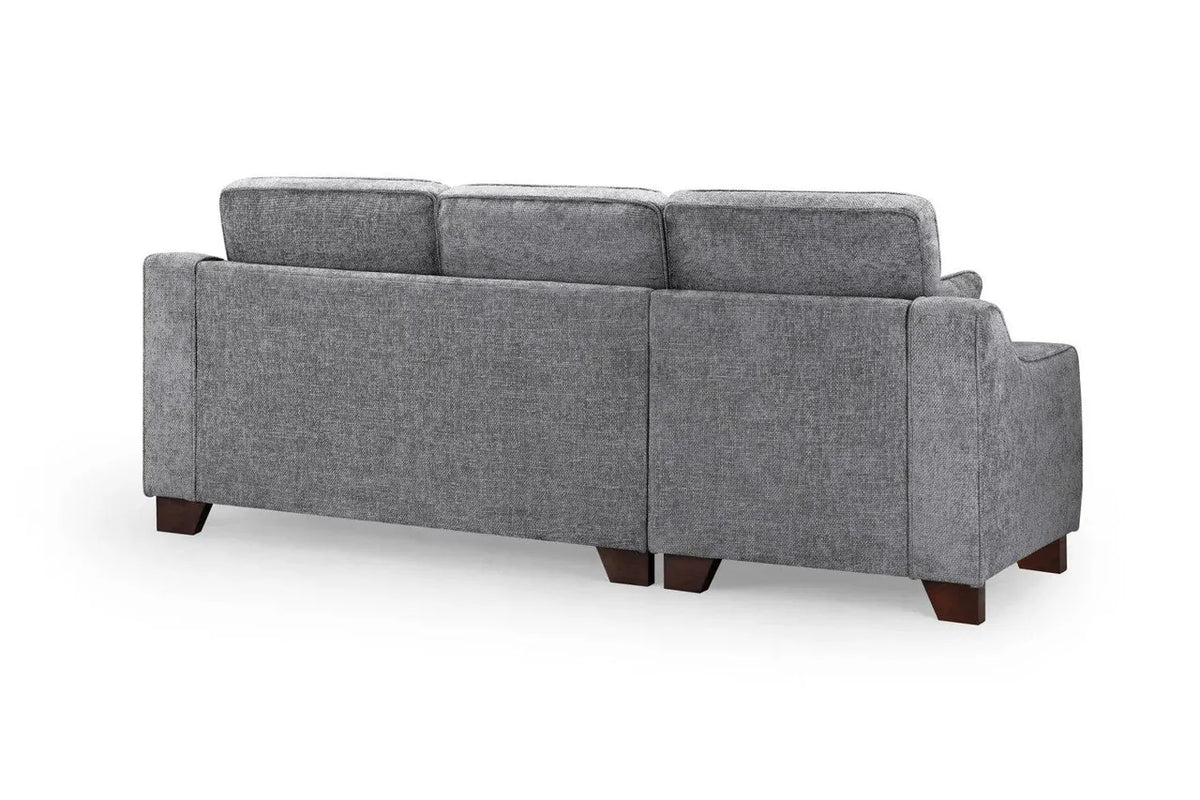 Nebraska Sofa Slate Left Hand Facing Corner