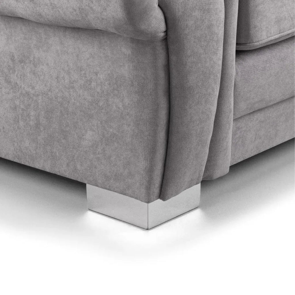 Verona Fabric Sofa FullBack 2 Seater Grey Or Black