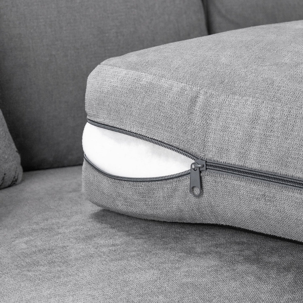 Verona Fabric Sofa Scatterback 3 Seater Grey Or Black