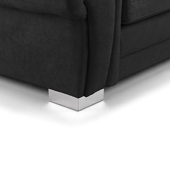Verona Fabric Sofa Scatterback 2 Seater Grey Or Black