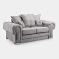 Verona Fabric Sofa Scatterback 2 Seater Grey Or Black