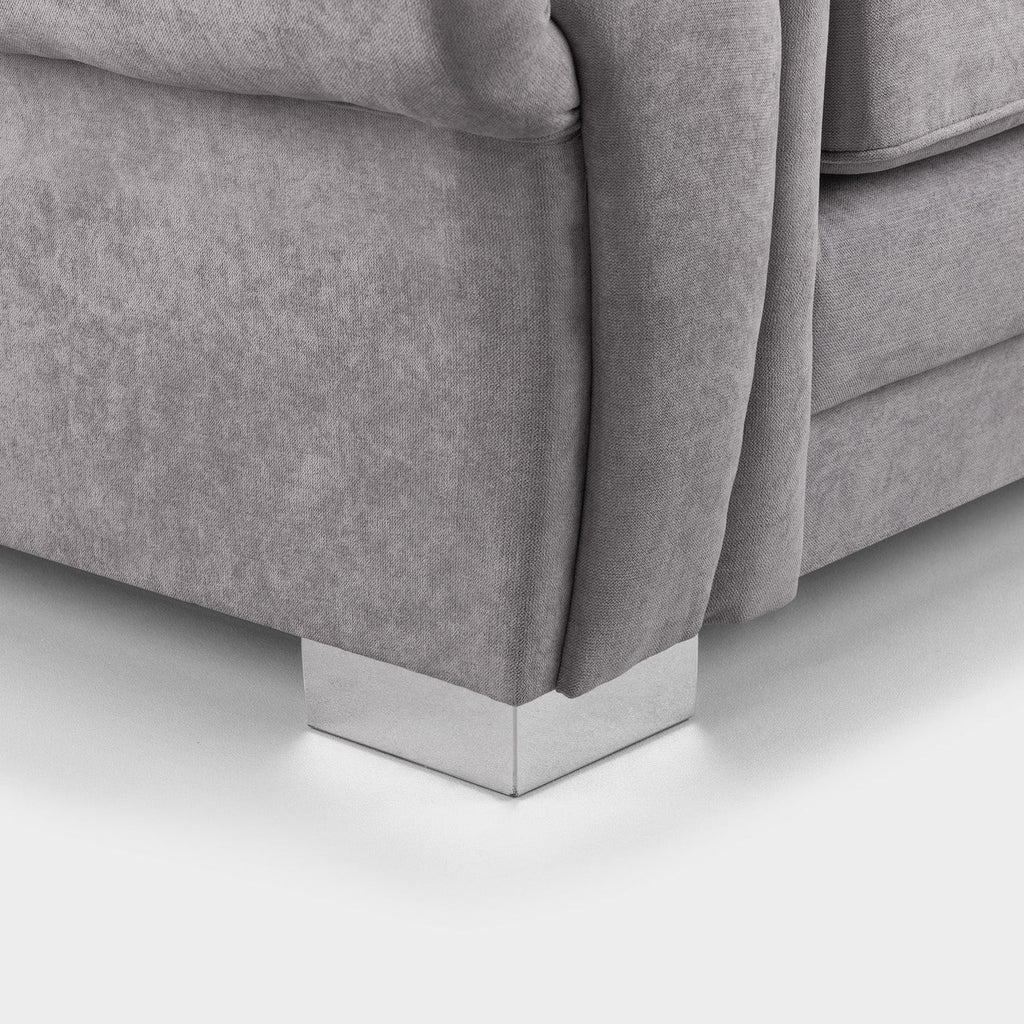 Verona Fabric Sofa Scatterback 2 Seater Grey Or Black