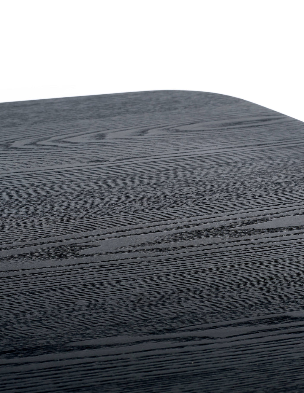 Louis Black Fluted Extending Dining Table