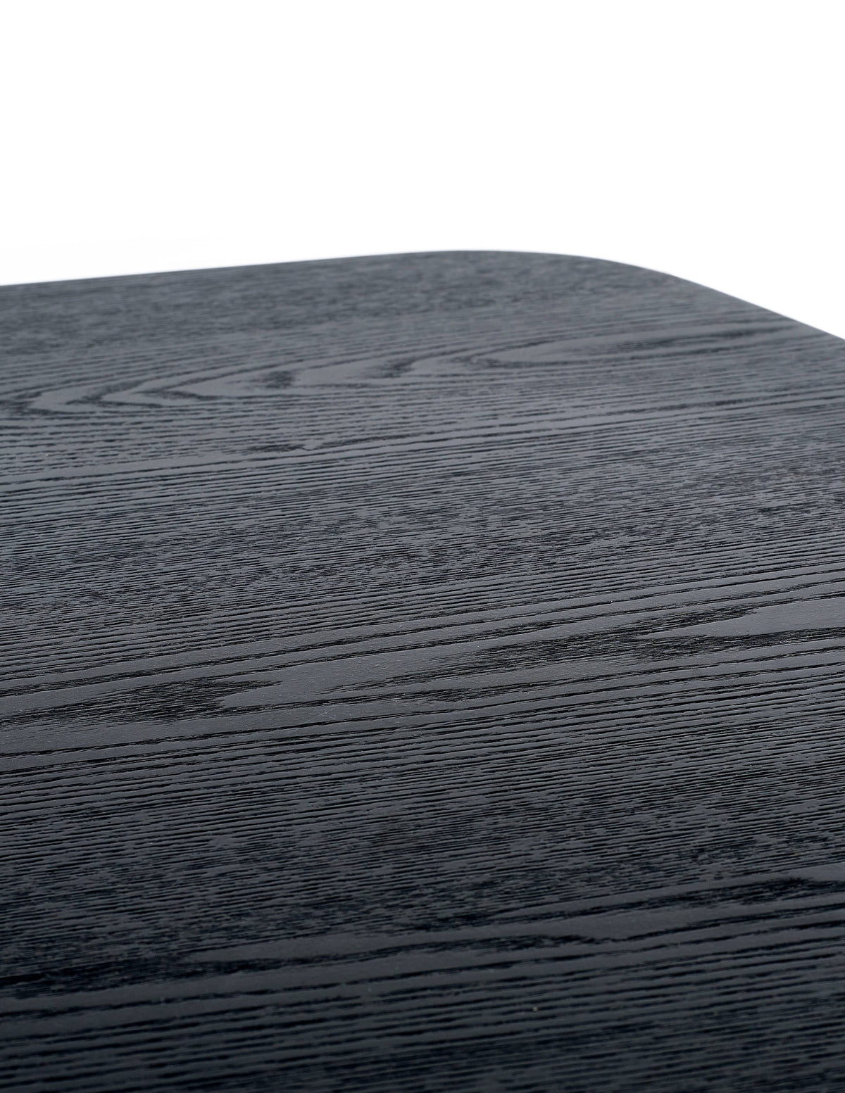 Louis Black Fluted Extending Dining Table