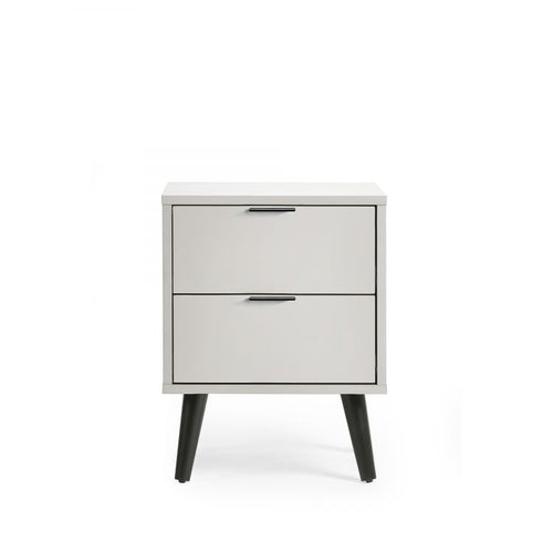Alba 2 Drawer Bedside - Silk Grey