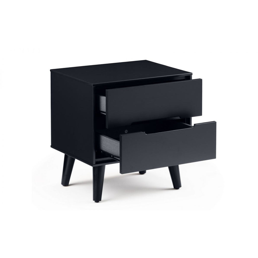 Alicia 2 Drawer Bedside - Anthracite