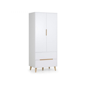 Alicia 2 Door Wardrobe - White