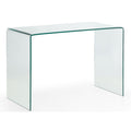 Amalfi Bent Glass Desk Julian Bowen 