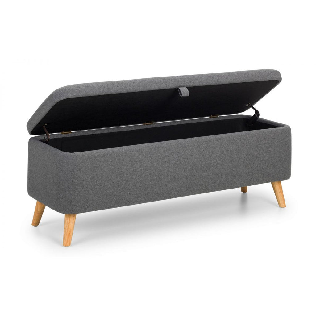 Astrid Blanket Box - Grey