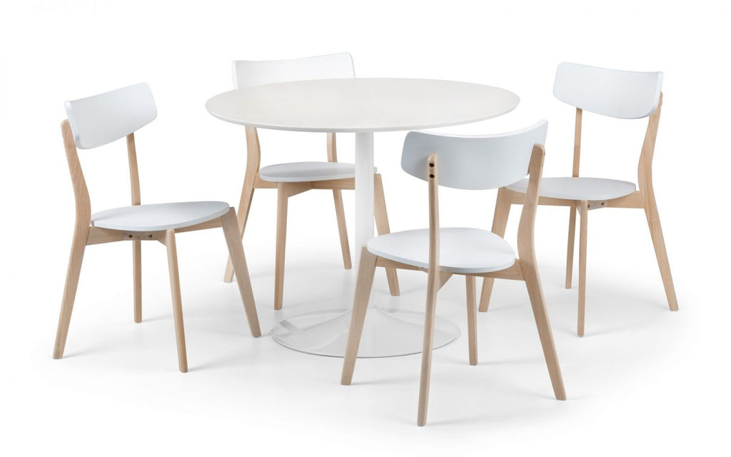Blanco White & Casa Dining Set