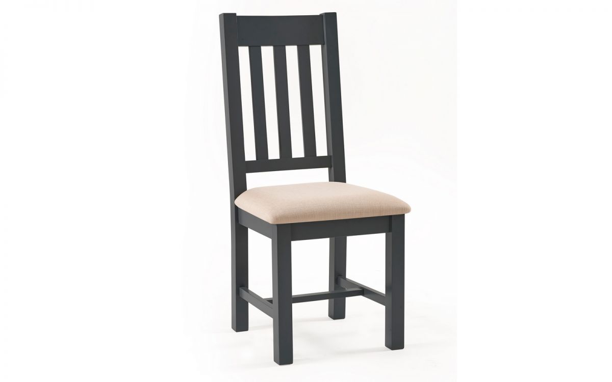 Bordeaux Dining Set (6 Chairs) - Dark Grey