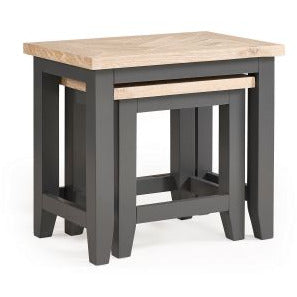 Bordeaux Nest of Tables - Dark Grey