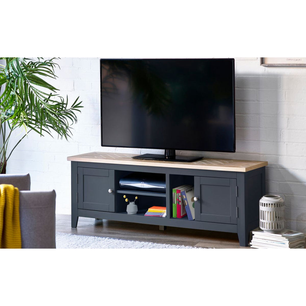 Bordeaux TV Unit - Dark Grey