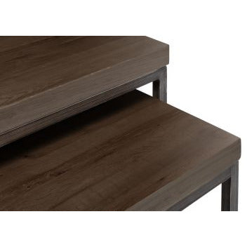 Brooklyn Nesting Coffee Tables - Dark Oak