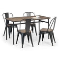 Carnegie Dining Table & 4 Grafton Chairs