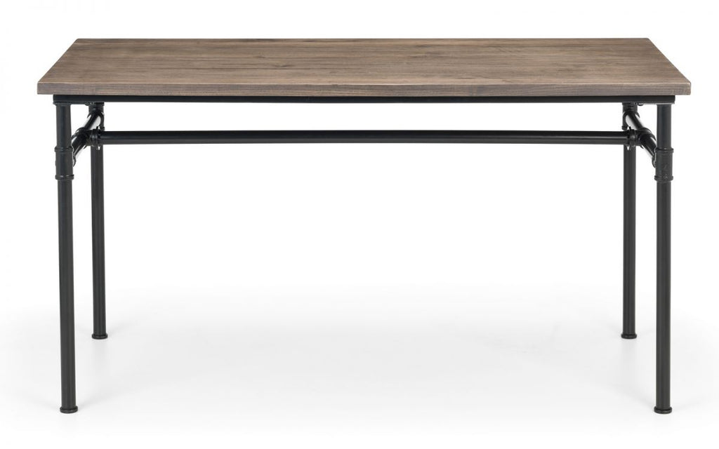 Carnegie Dining Table, Bench & 2 Luxe Grey Chairs