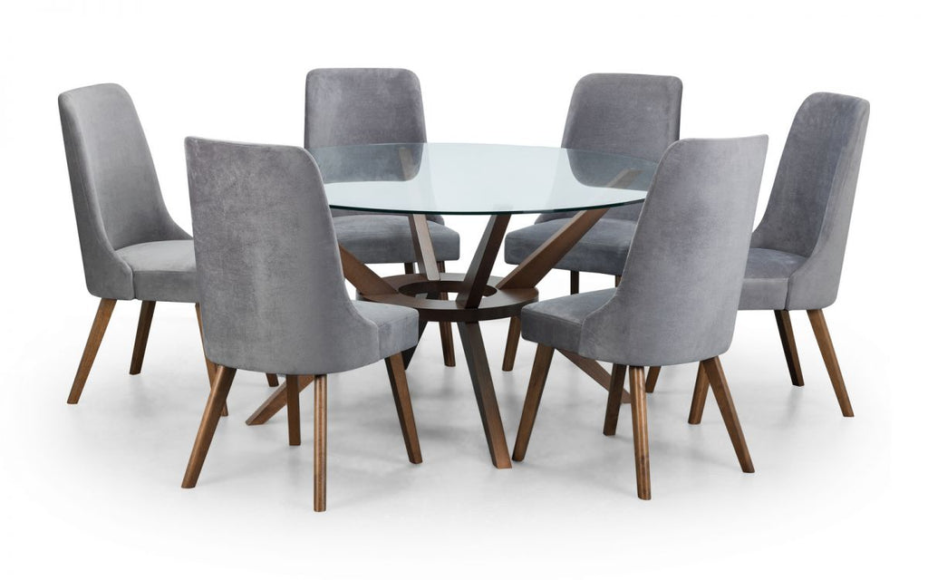 Chelsea Large & Huxley Dining Set (6 Chairs)