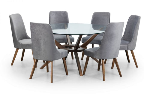 Chelsea Large & Huxley Dining Set (6 Chairs)