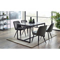 Chicago Dining Table - Smoked Glass
