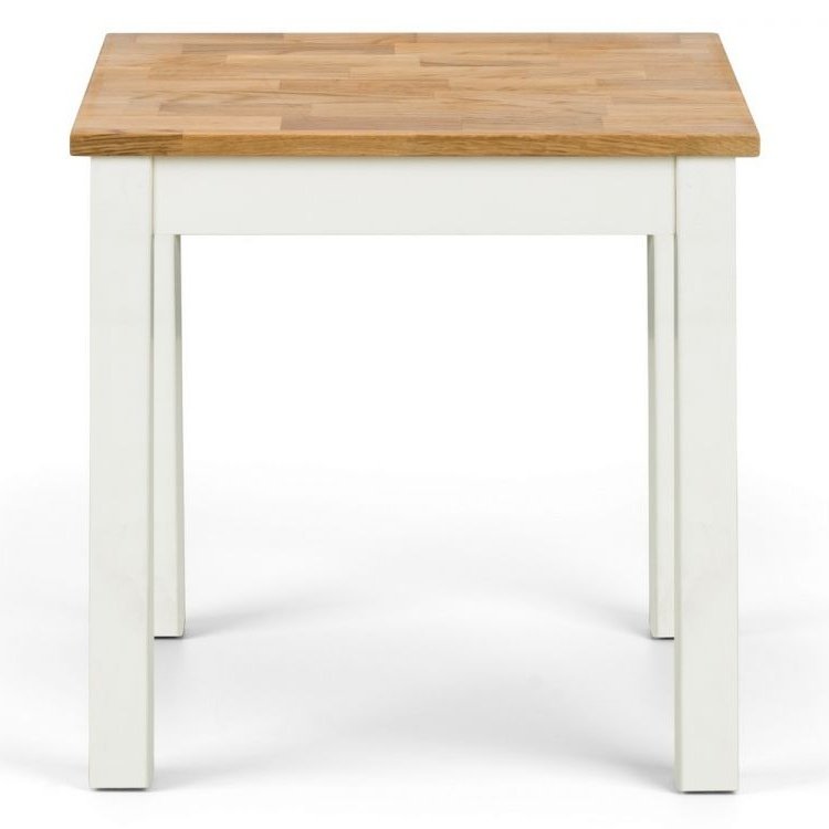 Coxmoor Lamp Table - Ivory & Oak