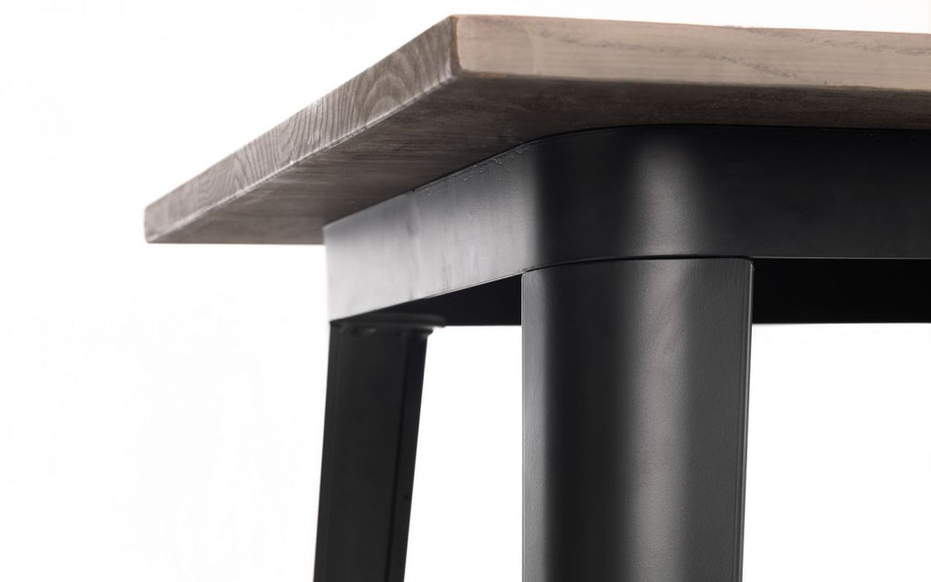 Grafton Bar Table & 4 Luxe Blue Bar Stools