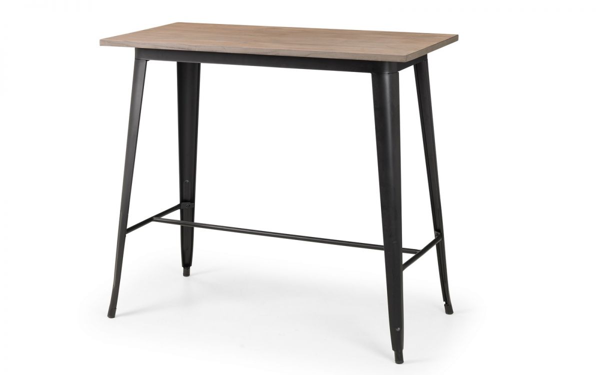 Grafton Bar Table & 2 Luxe Mustard Bar Stools