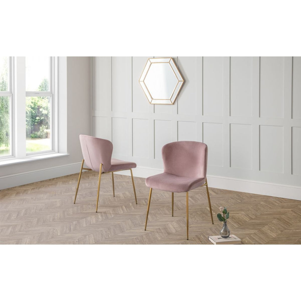 Harper Dining Chair - Dusty Pink