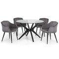 Hayden Dining Table & 4 Hobart Chairs