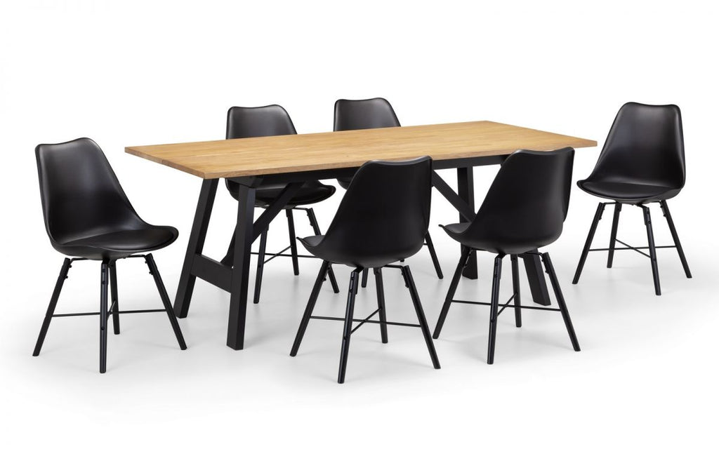 Hockley & Kari Black Dining Set