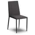 Jazz Fabric Dining Chair - Slate Grey