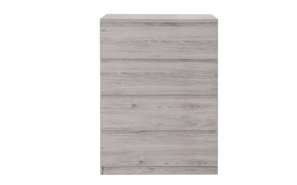 Jupiter 4 Drawer Chest - Grey Oak