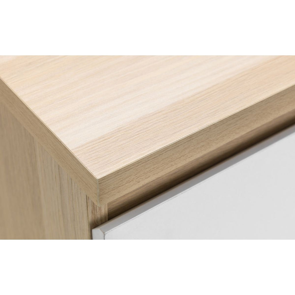 Jupiter 4 Drawer Chest - White/Oak