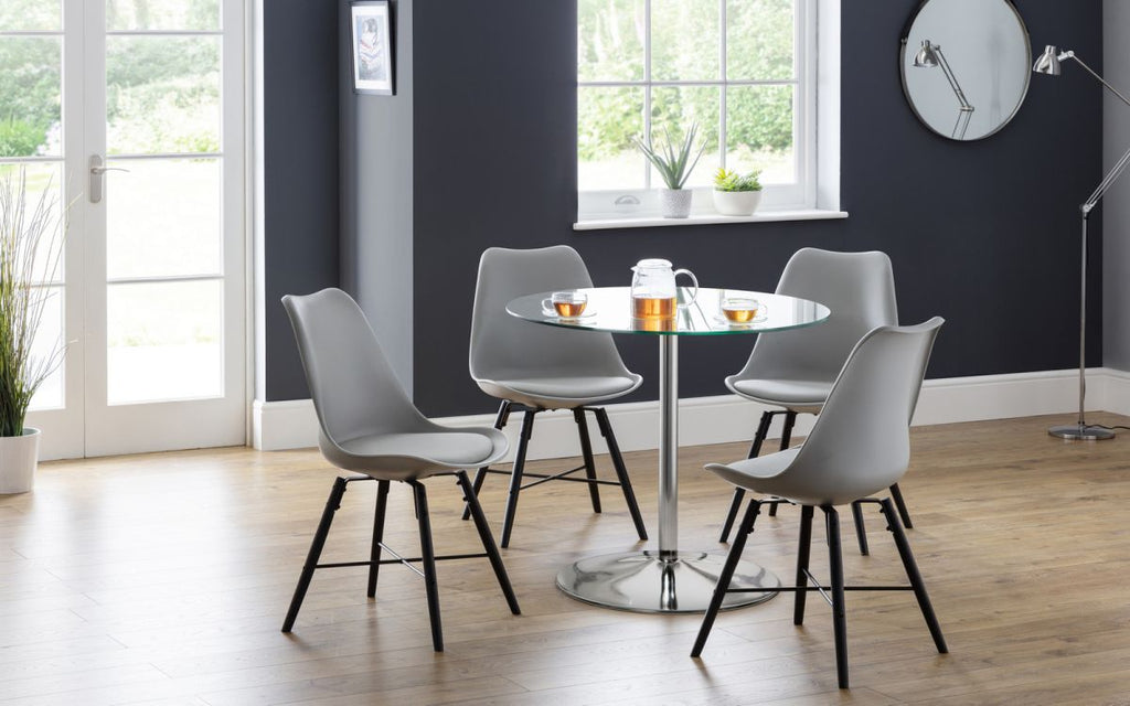 Kudos Glass Pedestal Table