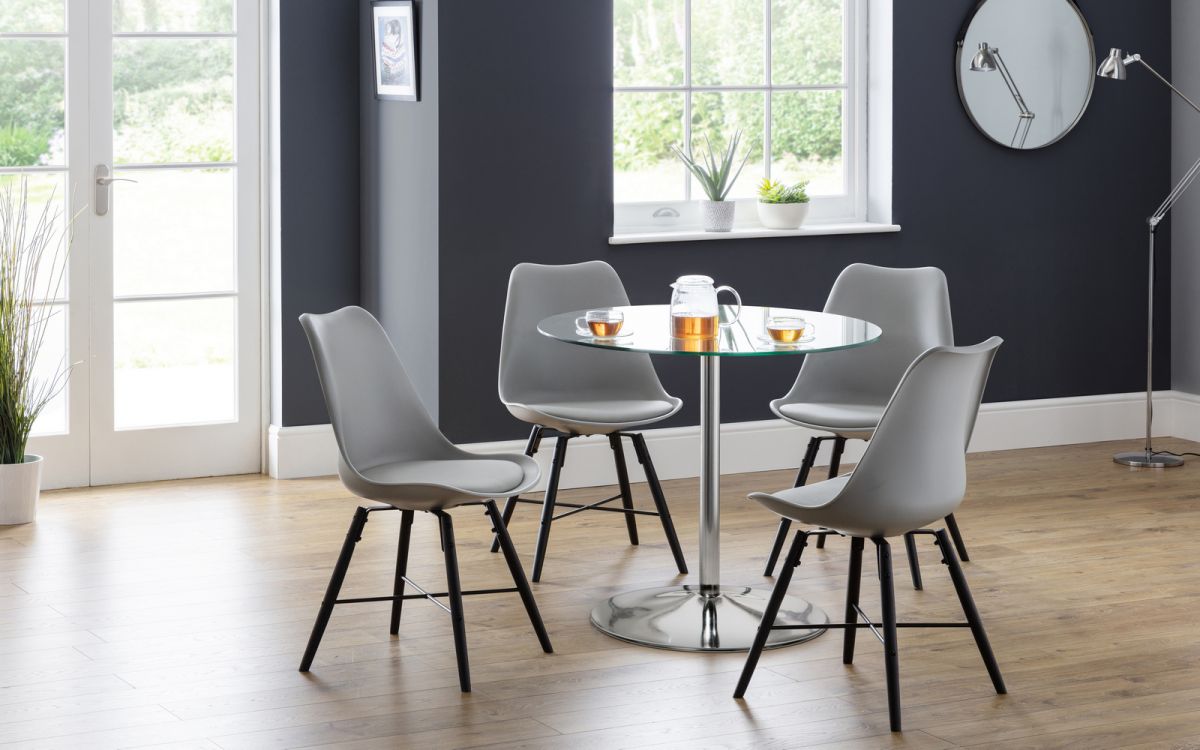 Kudos Glass Pedestal Table