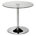 Kudos Glass Pedestal Table