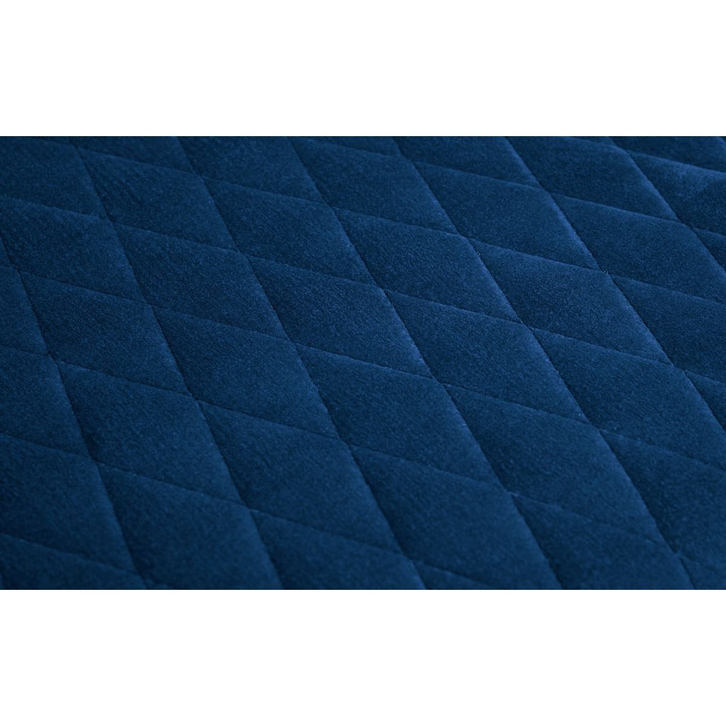 Luxe High Back Bench - Blue